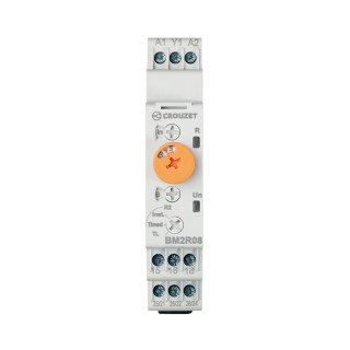 Crouzet Syr-Line Series DIN Rail Timer Relay 2-Contact 12 to 240 V AC/DC Multifunction BM2R08MV1