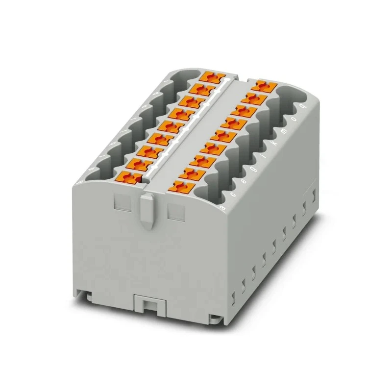 Phoenix Contact Grey PTFIX Series Distribution Block 18-Way 24A 500V 3273438