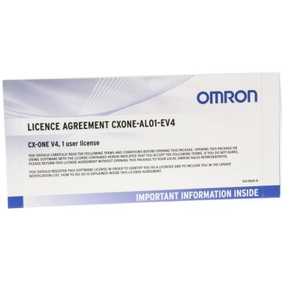 Omron CX-ONE Series Software Licence for Use with CX-ONE V4 CXONE-AL01-EV4