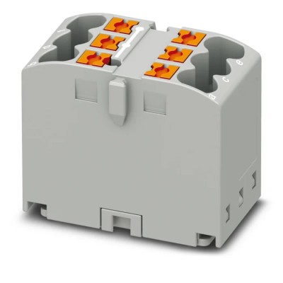Phoenix Contact PTFIX Series Distribution Block 6-Way 24A 500V Grey 3273395
