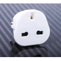 RS PRO Travel Adapter UK to Europe 7.5A 250V Type G British 3-Pin to European Socket 668-3698