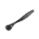 RS PRO 3/8 in Ratchet with Ratchet Handle, 53.9mm Overall Length, Chrome Vanadium Steel, Black Chrome Plated Finish 668-5786