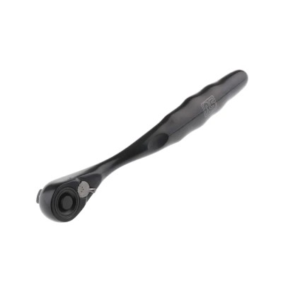 RS PRO 3/8 in Ratchet with Ratchet Handle, 53.9mm Overall Length, Chrome Vanadium Steel, Black Chrome Plated Finish 668-5786
