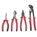 RS PRO 4-Piece 250mm Chrome Vanadium Steel Plier Set 4 Pieces 250 mm handles 668-5880