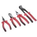 RS PRO 4-Piece 250mm Chrome Vanadium Steel Plier Set 4 Pieces 250 mm handles 668-5880