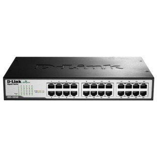 D-Link 24-Port Gigabit Unmanaged Desktop Switch DGS-1024D/B