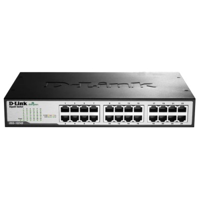 D-Link 24-Port Gigabit Unmanaged Desktop Switch DGS-1024D/B