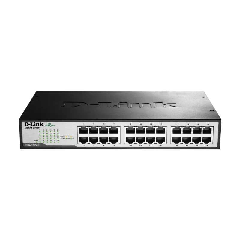 D-Link 24-Port Gigabit Unmanaged Desktop Switch DGS-1024D/B