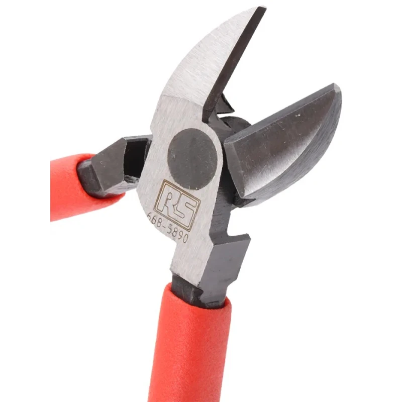 RS PRO Diagonal Side Cutter Chrome Vanadium Steel Jaw 1.6mm Cutting Capacity 160mm Length 668-5890