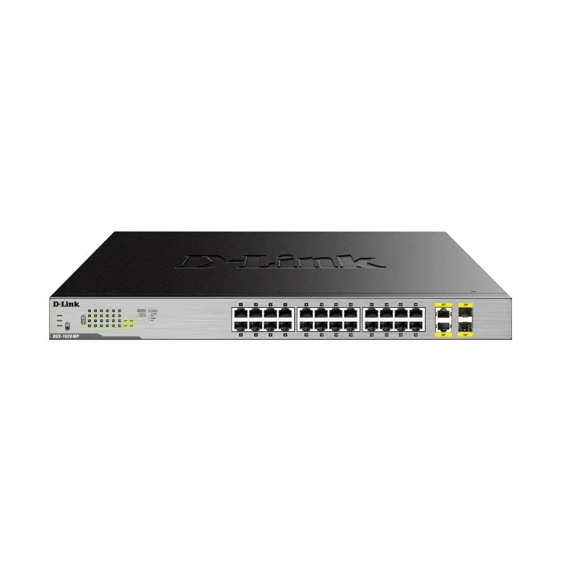 D-Link 26 Port Gigabit Max Power over Ethernet Unmanaged Network Switch DGS-1026MP