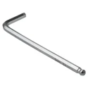 Wera RS PRO 9 Piece L Metric Hex Key Set Hex Ball End Satin Chrome Finish Chrome Vanadium Steel ISO 2936 668-5773