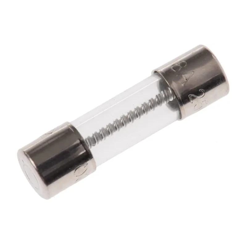 RS PRO 8A T Glass Cartridge Fuse 5 x 20 mm, 250V AC, Time Delay, Glass Body 668-6013