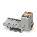 Phoenix Contact PTFIX Series 6-Way Distribution Block 24A, 500V 3273000