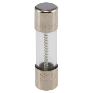 RS PRO 1.6A Time Delay T Glass Cartridge Fuse, 5 x 20 mm, 250V AC, Low Breaking Capacity 668-5997