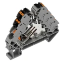 Phoenix Contact PTRVB Series Distribution Block, 13-Way, 14AWG/26AWG Wire, 17.5A Current, 250V Push-in Termination 3270158