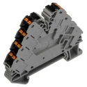 Phoenix Contact PTRVB Series Distribution Block, 13-Way, 14AWG/26AWG Wire, 17.5A Current, 250V Push-in Termination 3270158