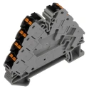 Phoenix Contact PTRVB Series Distribution Block, 13-Way, 14AWG/26AWG Wire, 17.5A Current, 250V Push-in Termination 3270158