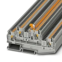 Phoenix Contact Grey 2-Level 4-Position Push-in Knife Disconnect Terminal Block 500V 32A PTTB 4-MT 3211913