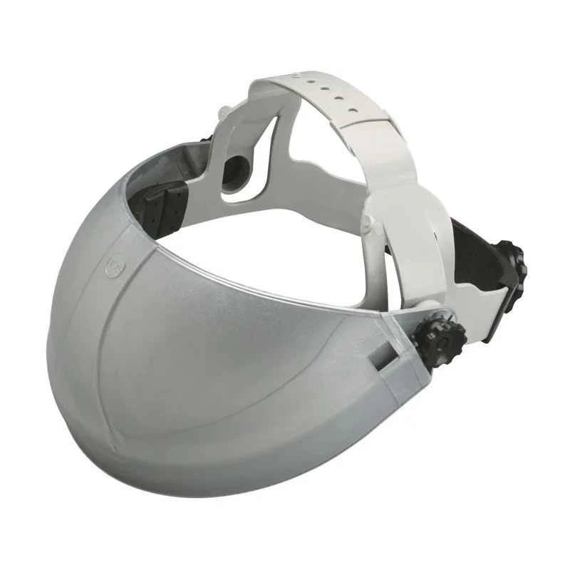 3M Clear Polycarbonate Face Shield with Head Guard Impact Resistant 82501-00000CP