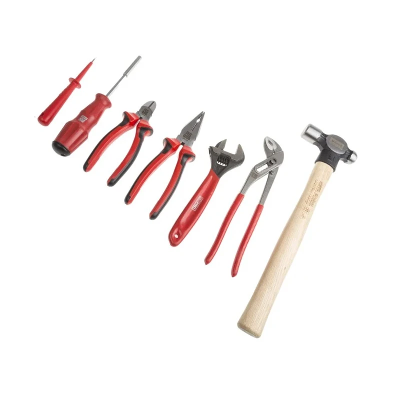 RS PRO 13 Piece Maintenance Tool Kit with Roll Storage Kit 136-3406