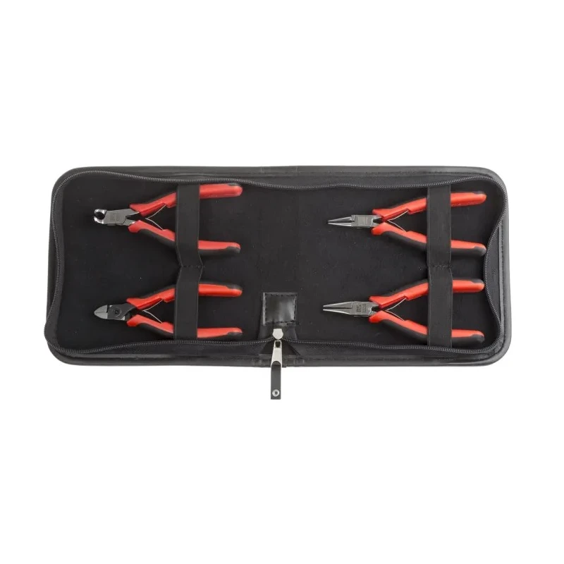 RS PRO 4-Piece Precision Plier Set Ergonomic Bi-Material Handles Turkey 136-3408