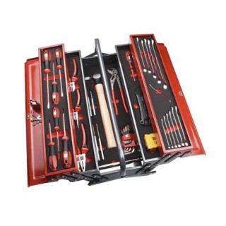 RS PRO 42 Piece Mechanical Tool Kit with Cantilever Case 136-3415