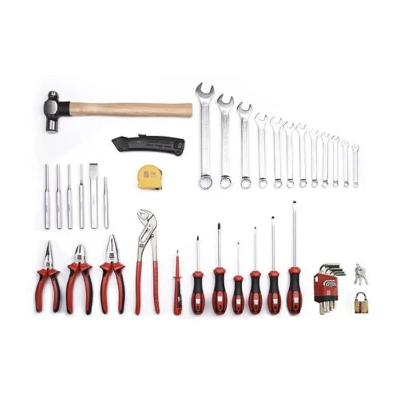 RS PRO 42 Piece Mechanical Tool Kit with Cantilever Case 136-3415
