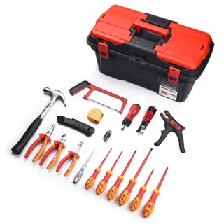 RS PRO 23 Piece Electrician Tool Kit with Box VDE 1000V Approved 136-3416
