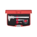 RS PRO Imperial, Metric Measuring Set Vernier Caliper and Micrometer Stainless Steel 150mm, 25mm 136-3413