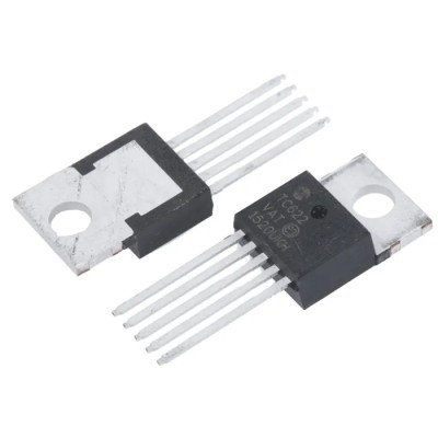Microchip Driver Output Temperature Sensor, Analogue Interface, Through Hole Mount, ±5°C Accuracy, 5-Pin TO-220 TC622VAT