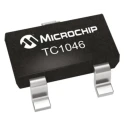 Microchip Voltage Output Voltage Temperature Sensor Surface Mount 3-Pin SOT-23 ±2°C Accuracy TC1046