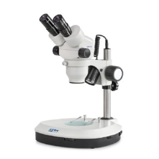 Kern Stereo Zoom Microscope Illuminated 0.7 to 4.5X Magnification 76 mm Working Distance OZM 542