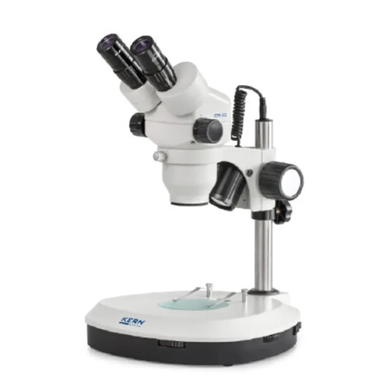 Kern Stereo Zoom Microscope Illuminated 0.7 to 4.5X Magnification 76 mm Working Distance OZM 542