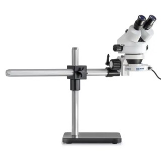 Kern Stereo Microscope, 0.7 to 4.5X Magnification, LED Illuminated, Optical, EU Plug OZL 961