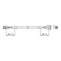 SMC Power Cable for Use with CN1 Series LC3F2 Electrical Motor Accessory 