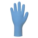 Polyco Healthline Blue Nitrile Disposable Gloves Food Safe Powder Free 240mm Length FN100/01