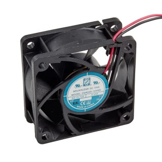 RS PRO Axial Fan, 12V DC, 2.8 W, 230 mA, 39.1 m³/h, 60 mm x 60 mm x 25 mm Sleeve Bearing 4500 RPM 668-8827