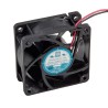 RS PRO Axial Fan, 12V DC, 2.8 W, 230 mA, 39.1 m³/h, 60 mm x 60 mm x 25 mm Sleeve Bearing 4500 RPM 668-8827