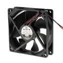 RS PRO Axial Fan, 24V DC, 88.3 m³/h, 3.4W, 150mA Max, 92.5mm x 92.5mm x 25mm, Sleeve Bearing, Square Frame, Series 668-8845