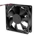 RS PRO Axial Fan, 24V DC, 88.3 m³/h, 3.4W, 150mA Max, 92.5mm x 92.5mm x 25mm, Sleeve Bearing, Square Frame, Series 668-8845