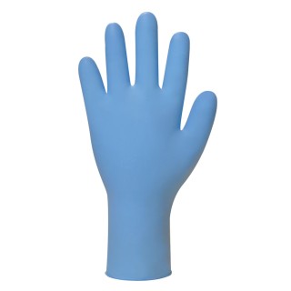 Polyco Healthline Blue Nitrile Powder Free Disposable Gloves Food Safe 240mm Length FN100/03