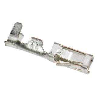 TE Connectivity AMPMODU MOD I Series Female Crimp Terminal, 3A, 20 AWG Min, 17 AWG Max, Tin Plated, Phosphor Bronze 281423-1