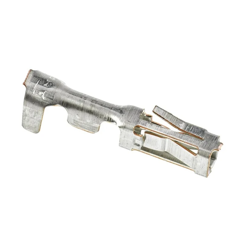 TE Connectivity AMPMODU MOD I Series Female Crimp Terminal, 3A, 20 AWG Min, 17 AWG Max, Tin Plated, Phosphor Bronze 281423-1