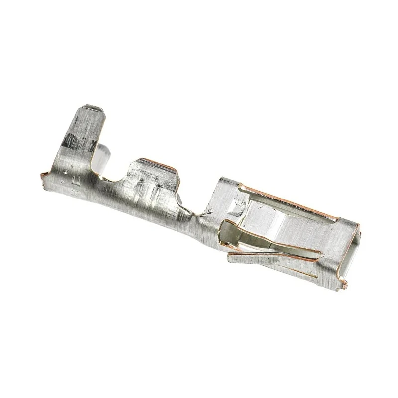 TE Connectivity AMPMODU MOD I Series Female Crimp Terminal, 3A Current, 20 AWG to 17 AWG Wire Size, Tin-Plated 281423-1