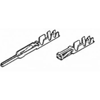 TE Connectivity FFC Series Male Crimp Terminal, 26 AWG Min IDC, 22 AWG Max, Tin Plated, Phosphor Bronze, 7.5mm 1-86561-0