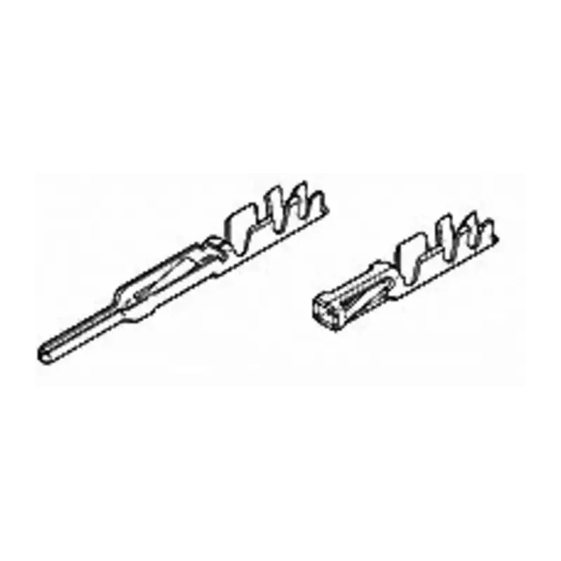 TE Connectivity FFC Series Male Crimp Terminal, 26 AWG Min IDC, 22 AWG Max, Tin Plated, Phosphor Bronze, 7.5mm 1-86561-0