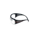 3M SecureFit 600 Semi-Rimless Safety Glasses with Anti-Fog Coating, Grey Polycarbonate Frame, Clear SF601SGAF-EU