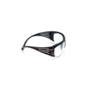 3M SecureFit 600 Semi-Rimless Safety Glasses with Anti-Fog Coating, Grey Polycarbonate Frame, Clear SF601SGAF-EU