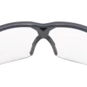 3M SecureFit 600 Semi-Rimless Safety Glasses with Anti-Fog Coating, Grey Polycarbonate Frame, Clear SF601SGAF-EU
