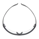 3M SecureFit 600 Semi-Rimless Safety Glasses with Anti-Fog Coating, Grey Polycarbonate Frame, Clear SF601SGAF-EU